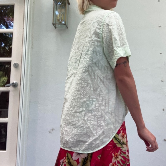 Mint green Rag & Bone blouse - Picture 4 of 5